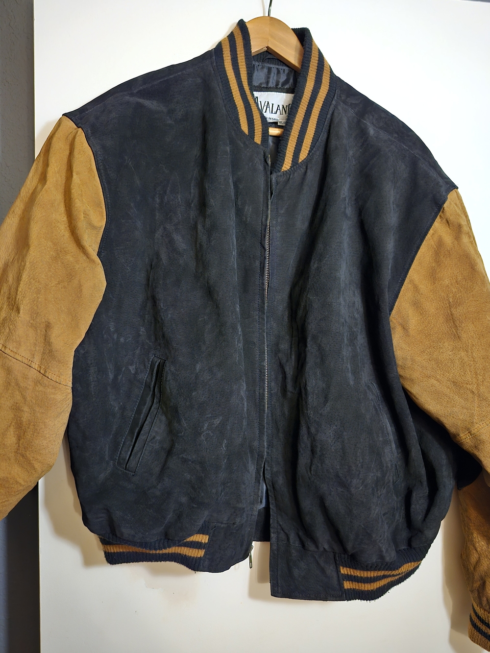 Avalanche Two-Tone Black and Brown Suede - Size XXL